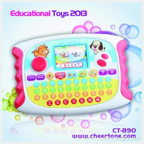 32bit 2.7 inch color screen kids learning laptop in 2014